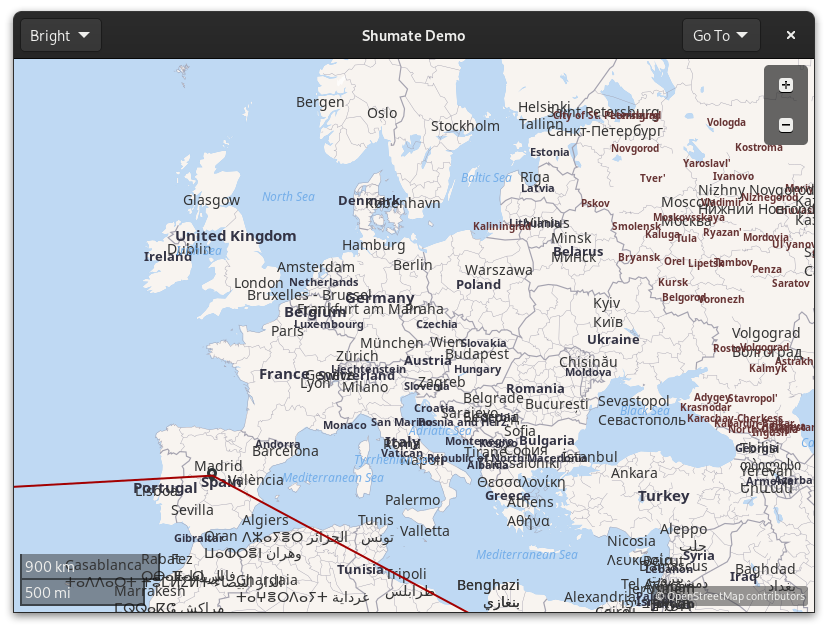 A map of Europe with a lot of overlapping labels